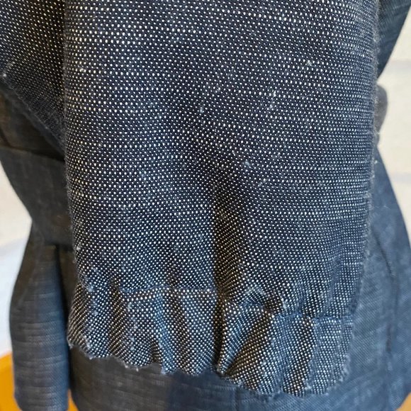 Chambray (Blue/Gray) Retro Style Sharagano Jacket-US Size 16-Excellent Condition - Picture 8 of 11